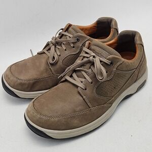 Dunham Windsor Mens Brown Leather Waterproof Oxford Shoes CI4305 Size 11 US